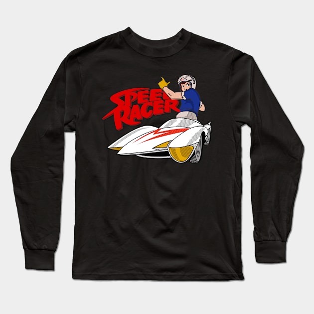 speed racer vintage Long Sleeve T-Shirt by StoreEpic